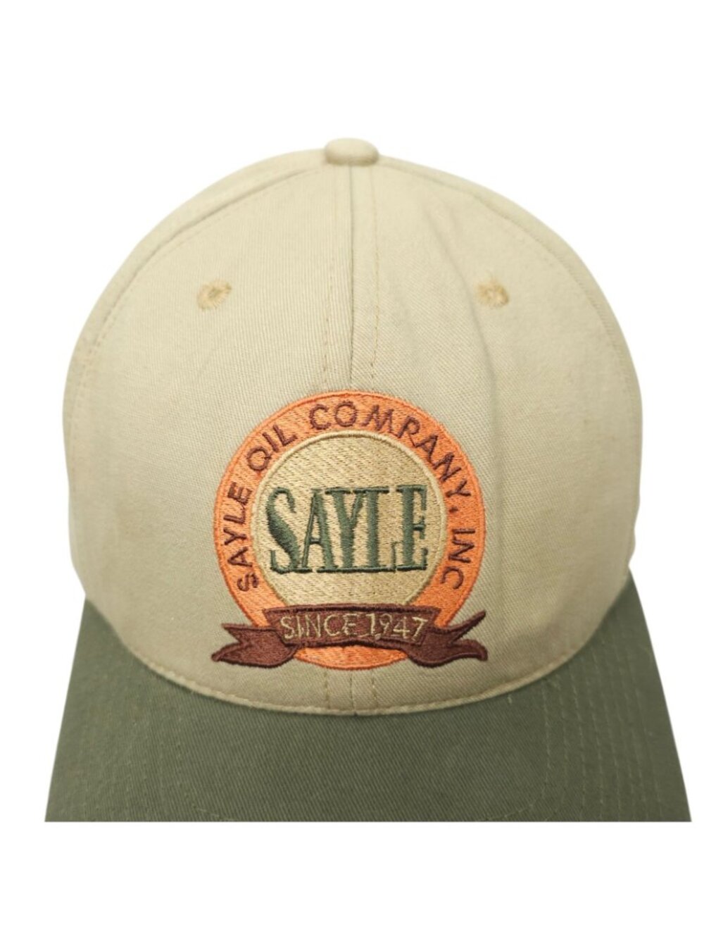 Sayle Oil Company Vintage Snapback Cap Hat Trucker Baseball Embroidered Logo - Picture 14 of 14